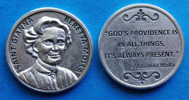 St. Gianna Beretta Molla Pocket Coin